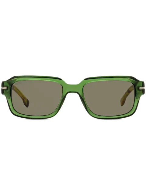 BOSS lentes de sol con armazón rectangular