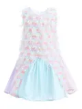 Mimi Tutu rainbow quilted dress - Blue