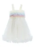 Mimi Tutu ruffled trapeze dress - White