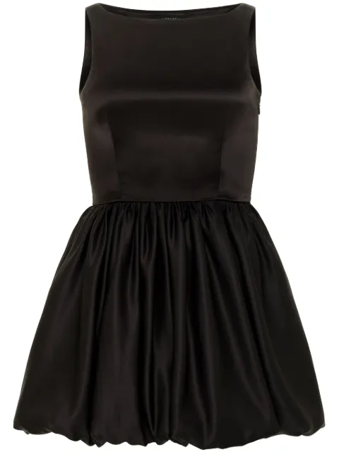 AZEEZA Ananya mini dress ANANYAMINICUPSATBLK - 0