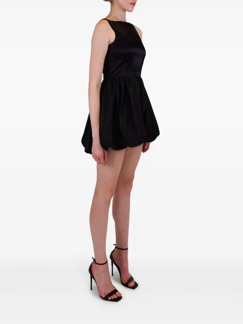 AZEEZA Ananya mini dress ANANYAMINICUPSATBLK - 2