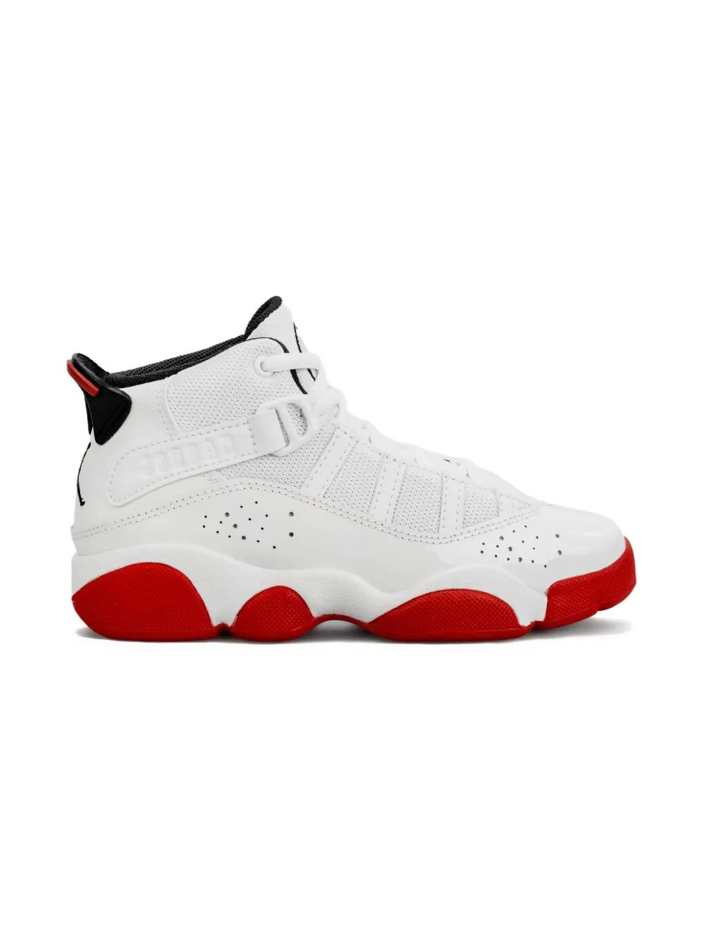 Jordan Kids 6 Rings "White University Red" sneakers