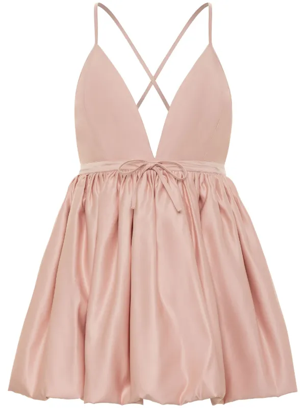 knee length dresses for ladies Sable Organza Embellished Mini Dress Pearl Embellished / S main image 0