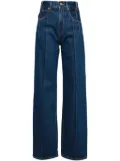 DARKPARK creased straight jeans - Blue