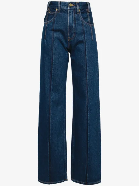 DARKPARK creased straight jeans