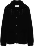 Laneus chunky-knit cardigan - Black