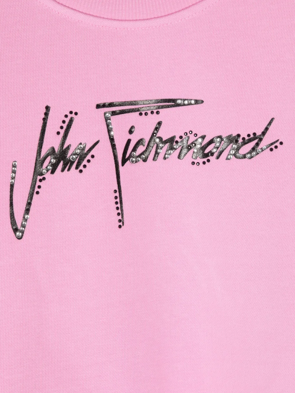John Richmond Junior Sweater met logoprint Roze