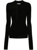 The Attico knitted sweater - Black