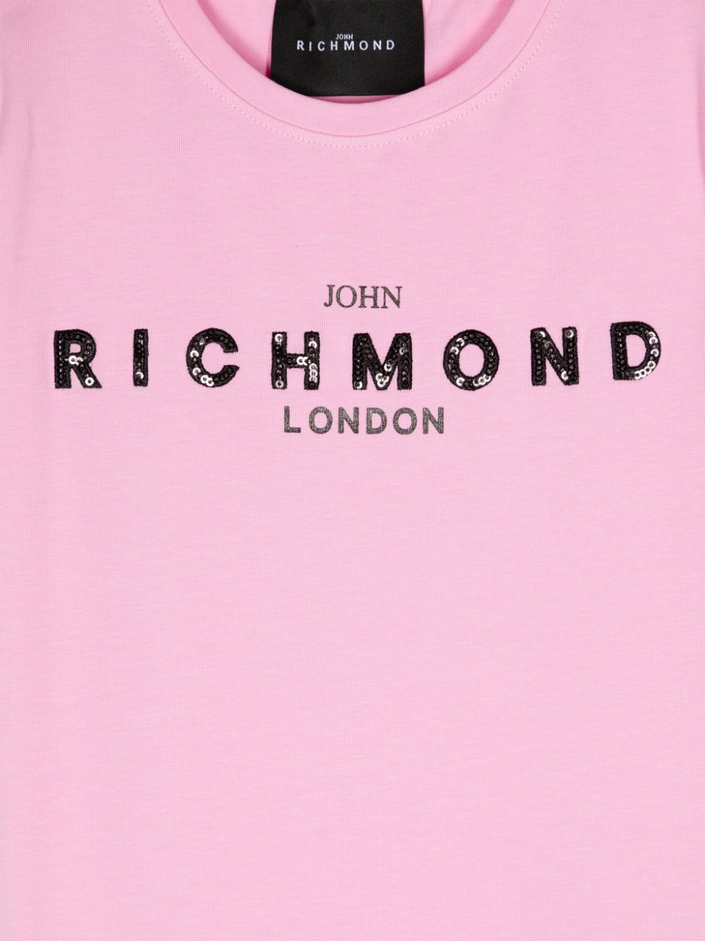 Shop John Richmond Junior Logo-print T-shirt In Pink