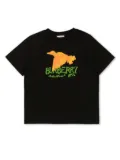 Burberry Kids Graphic-stamp T-shirt - Black