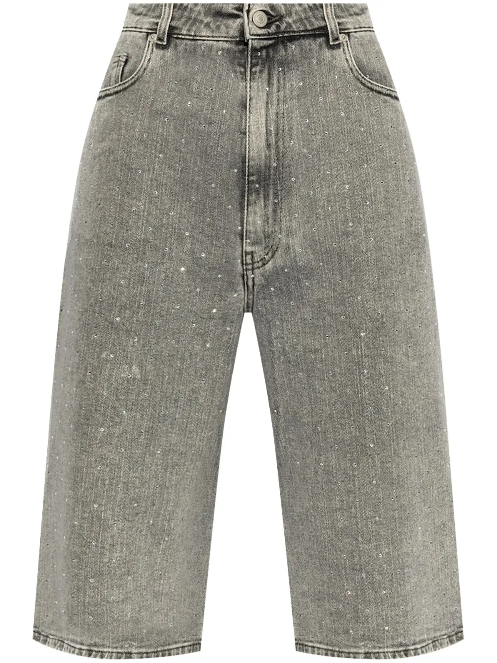 Fabiana Filippi high-waisted bermuda shorts | Grey | Image 1