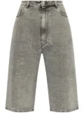 Fabiana Filippi high-waisted bermuda shorts - Grey