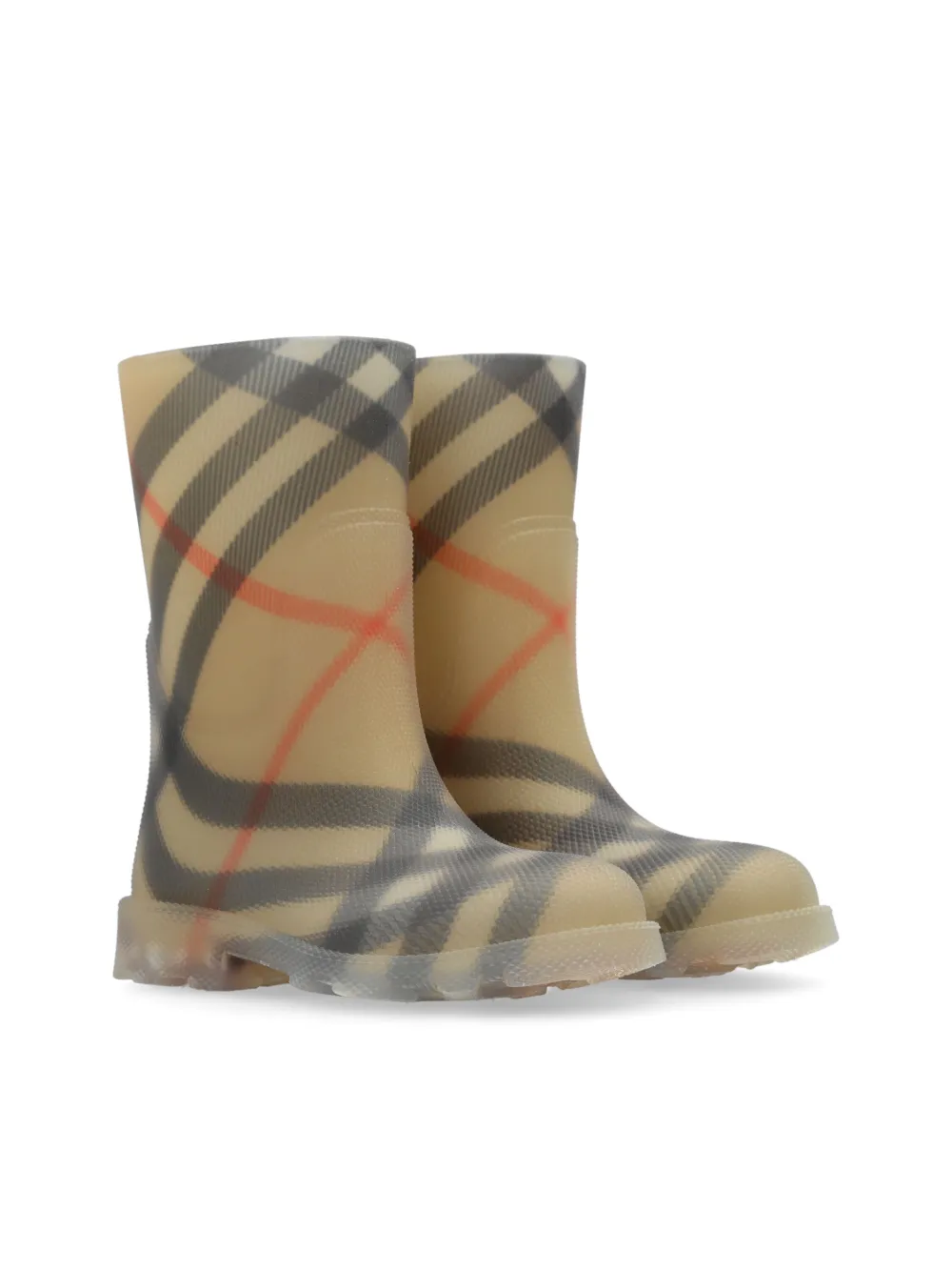 Burberry Kids Vintage Check laarzen - Beige