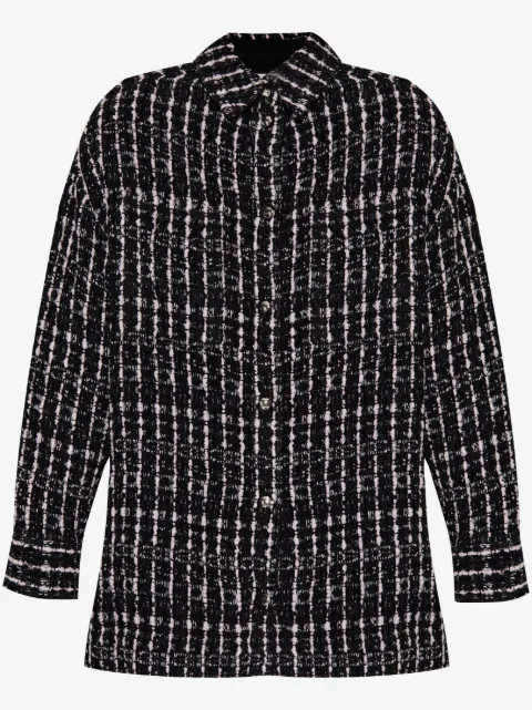 IRO veste texturée à carreaux