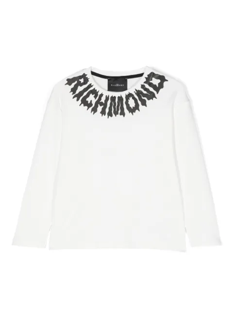John Richmond Junior Camiseta com estampa de logo