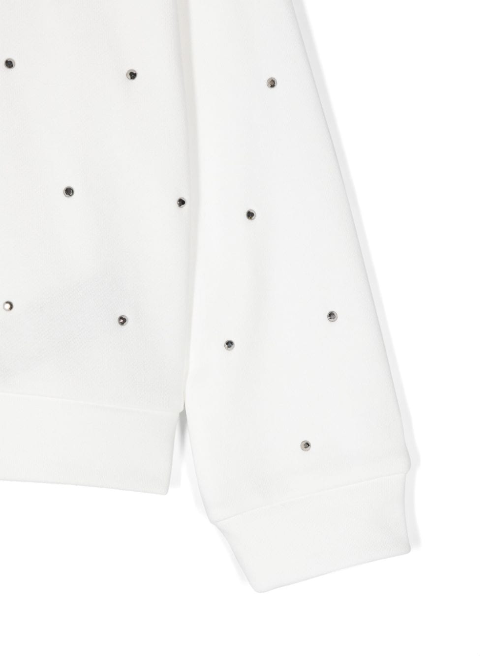 Shop John Richmond Junior Stud-detail Sweatshirt In Weiss