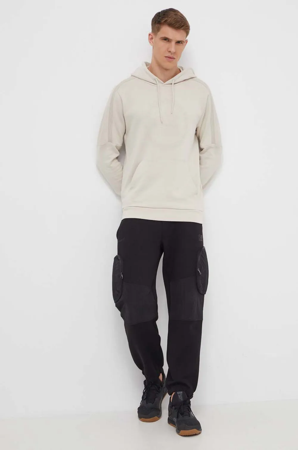 Ea7 Emporio Armani embossed-logo hoodie | Hoodies | Image 2