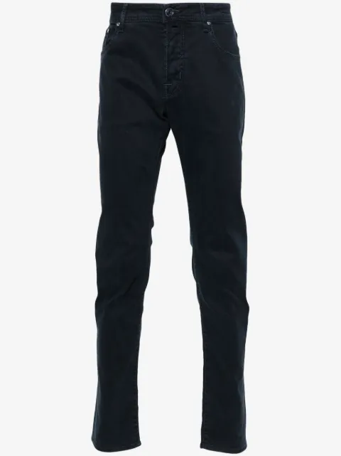 Jacob Cohën logo-patch jeans
