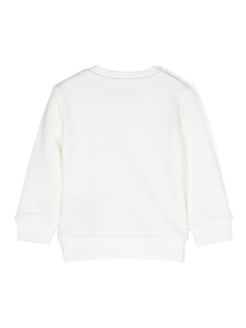 John Richmond Junior Sweater met logoprint - Wit