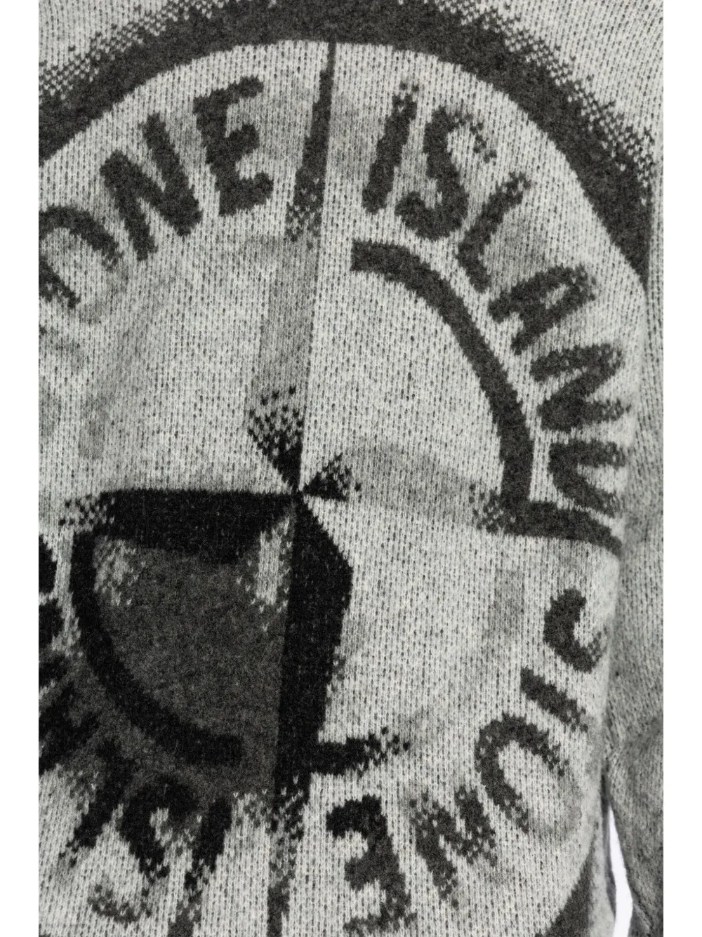 Stone Island Trui met Compass-logopatch Grijs