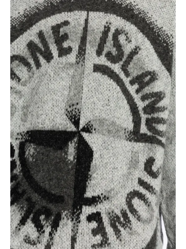 未使用 STONE ISLAND 23AW COMPASS PATCH SWEATER Lサイズ ブラック 7915508A3 ストーンアイランド ニット セーター Stone Island Compass-motif Jumper | Grey | FARFETCH UK