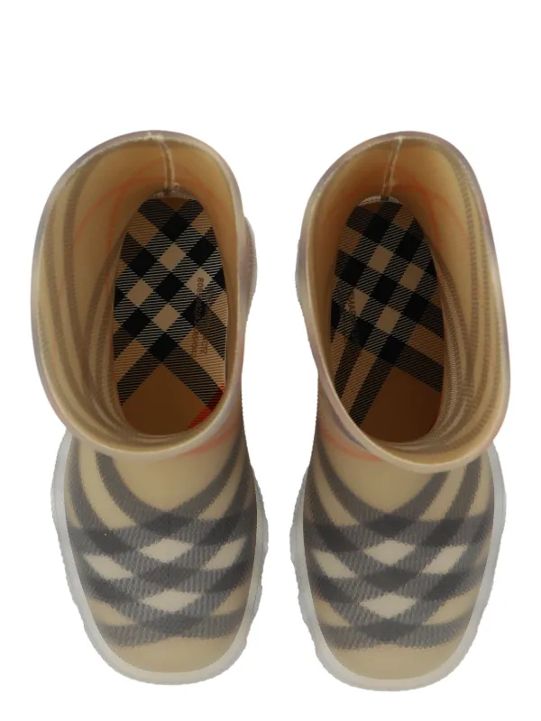 Kids burberry rain boots online