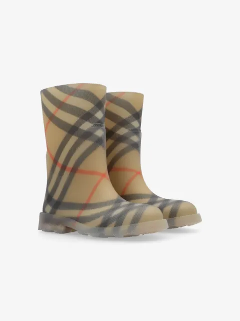 Burberry Kids botines Marsh Check