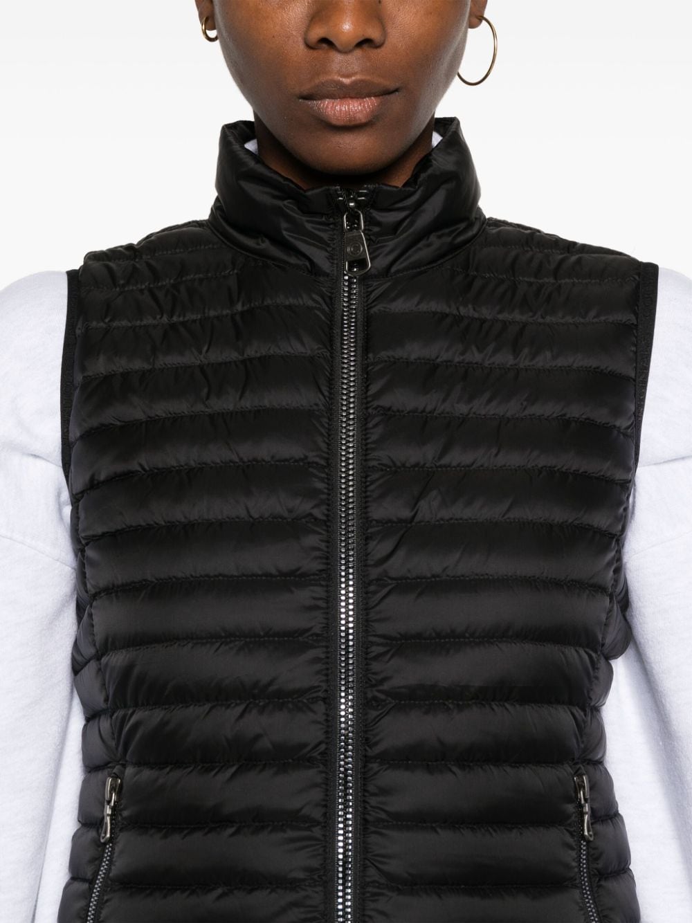 Shop Colmar Logo-appliqué Gilet In Black