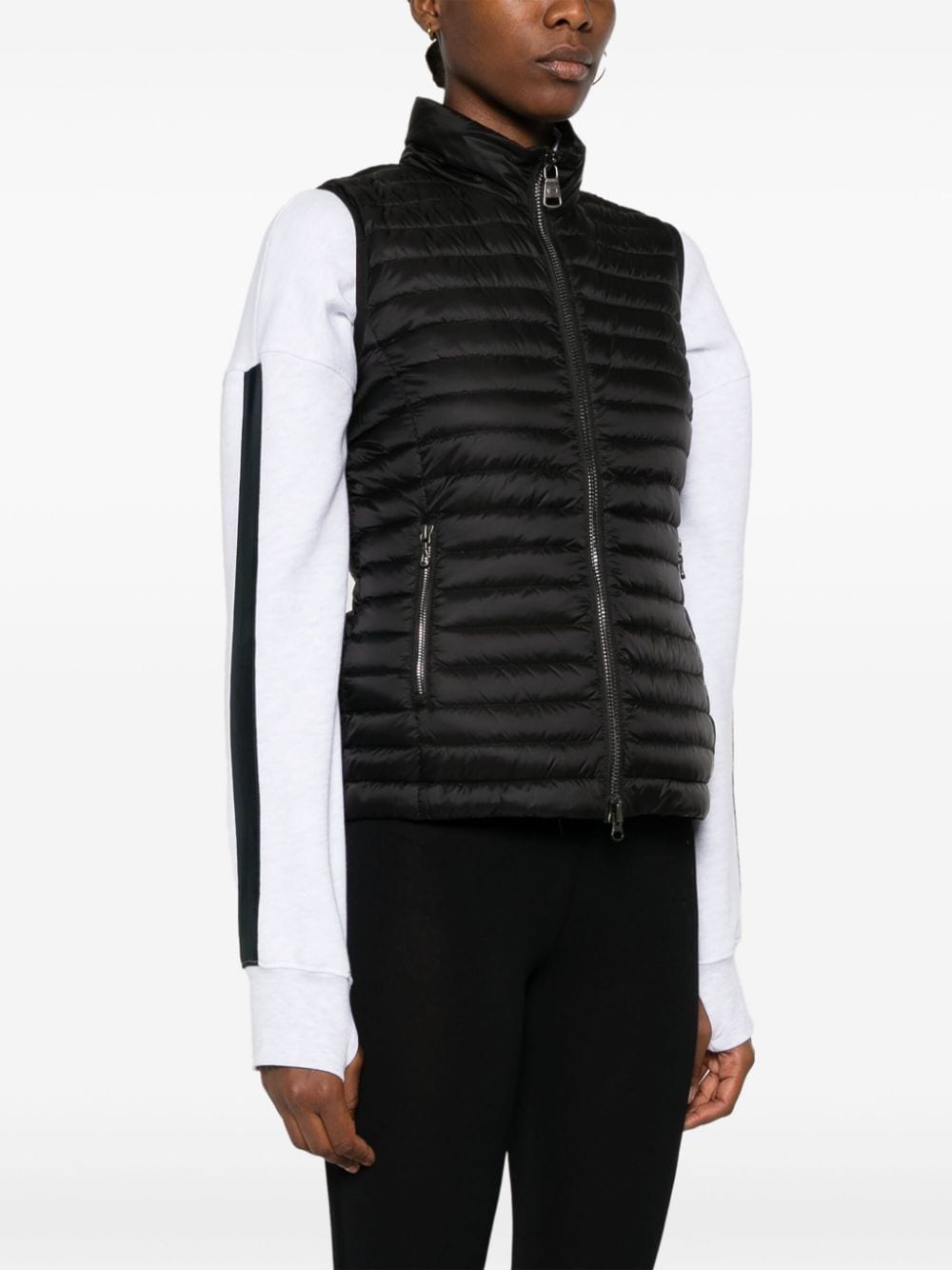 Shop Colmar Logo-appliqué Gilet In Black