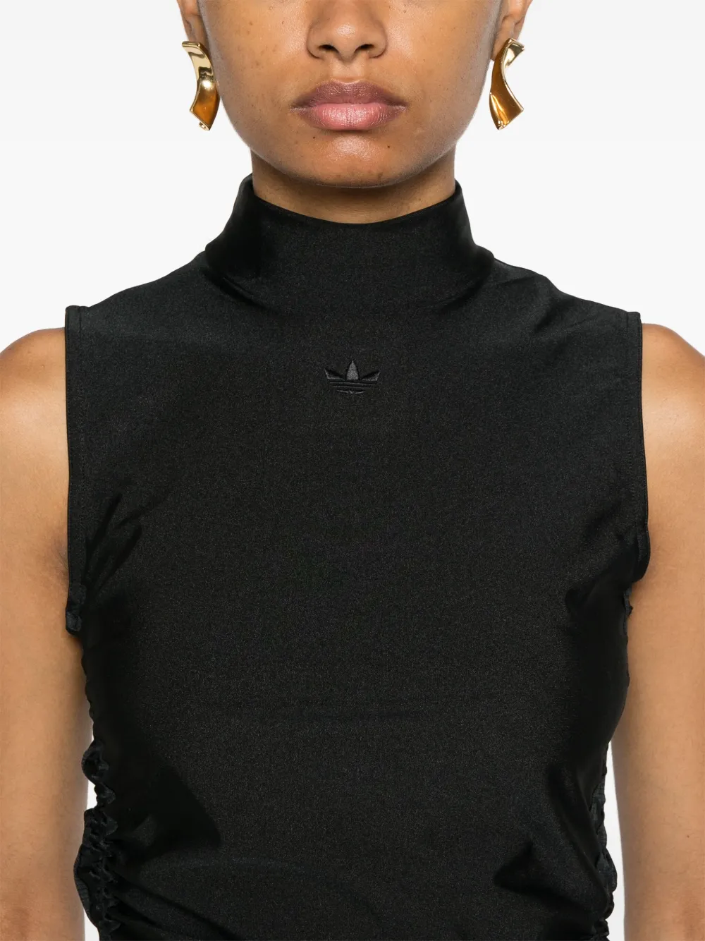 adidas Cropped top met drie strepen Zwart