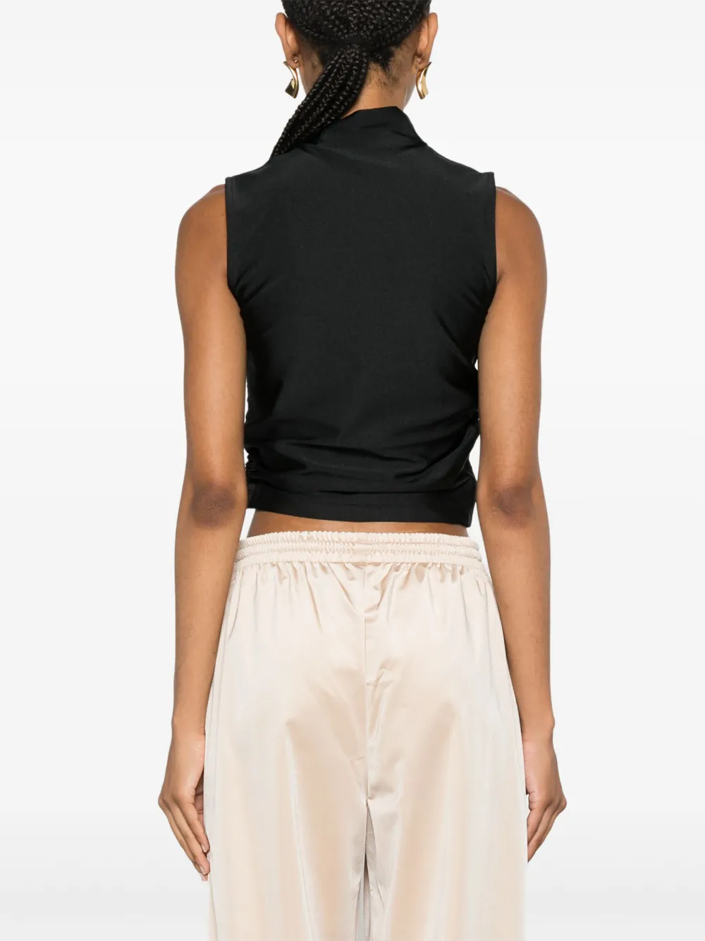 adidas Cropped top met drie strepen Zwart