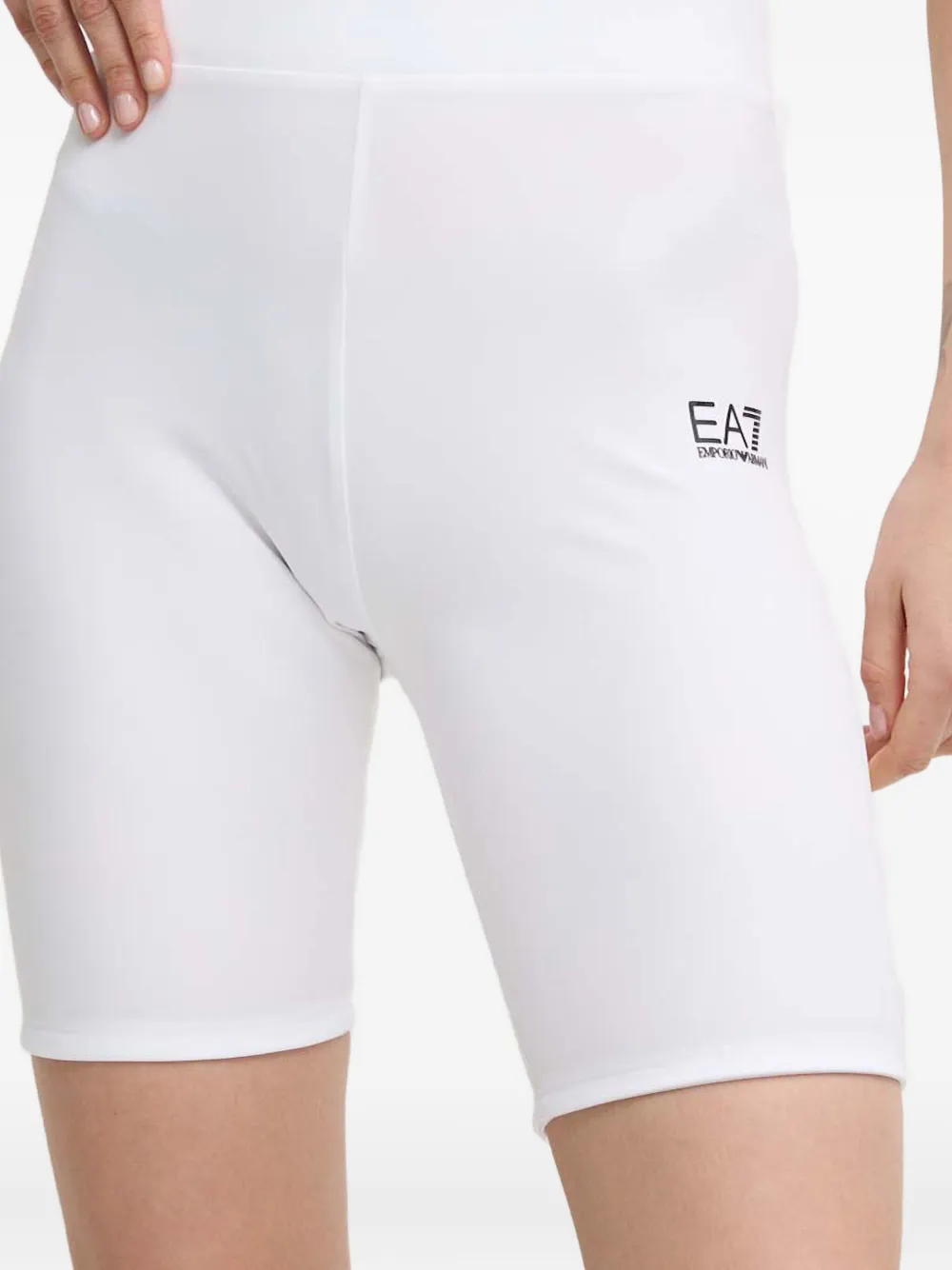 Ea7 Ventus 7 Mini Skirt In White