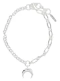 Marine Serre regenerated moon necklace - Silver