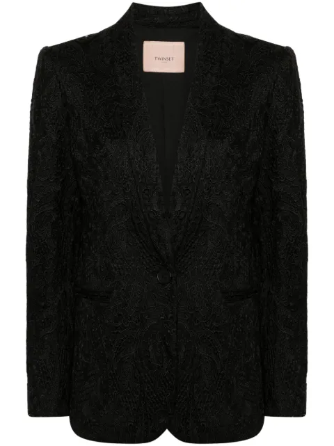 TWINSET guipure lace blazer 