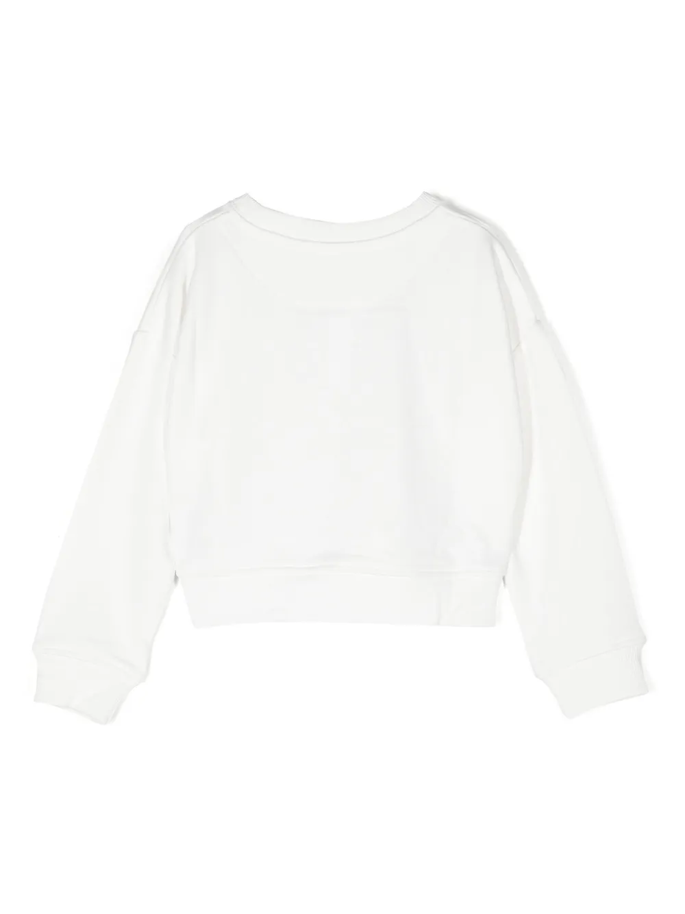 John Richmond Junior Sweater met logoprint - Wit