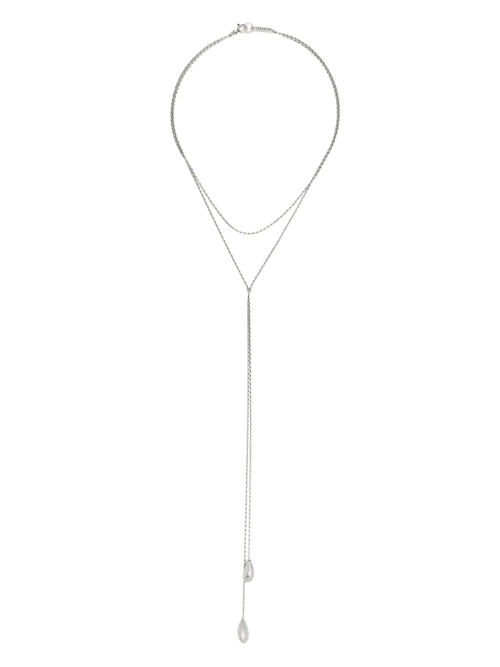 ISABEL MARANT Halskette mit Perlenanhänger - Silber