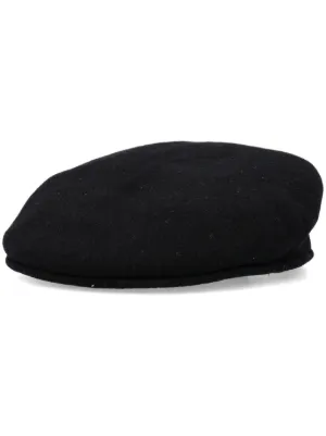 Marine Serre embroidered-moon Beret | Black | FARFETCH RO