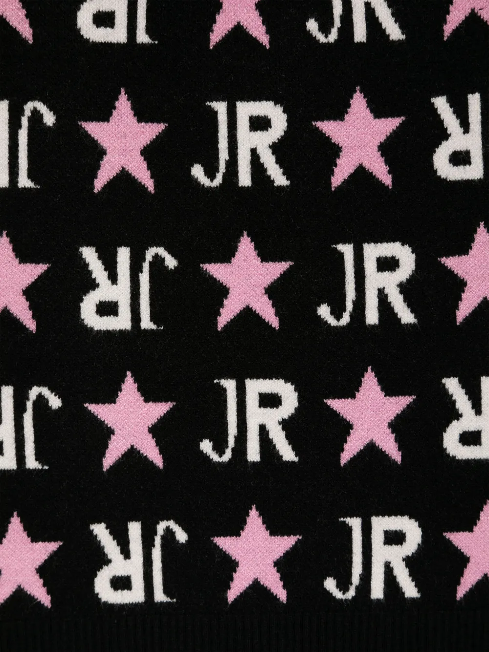 JOHN RICHMOND JUNIOR INTARSIA-LOGO SWEATER