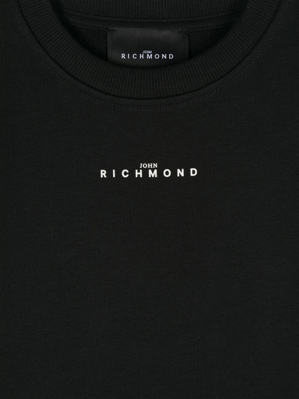 John Richmond Junior Logo-print Sweatshirt In Black