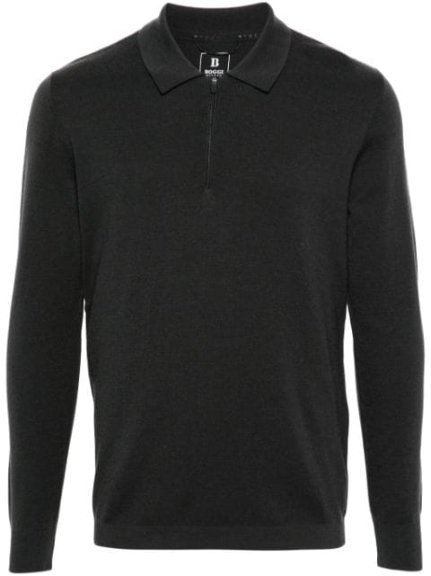 Boggi Milano merino polo shirt