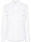 Chloé organic-cotton poplin shirt - White