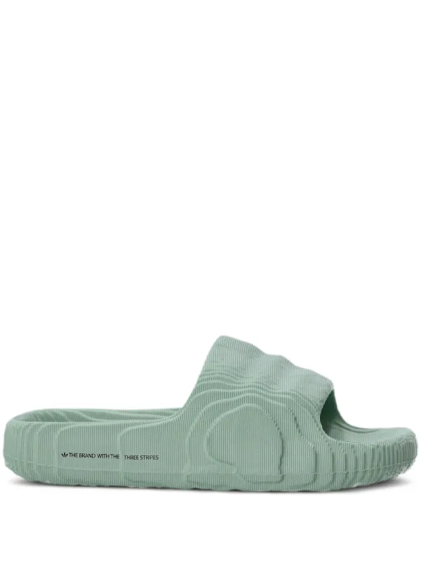 Adidas Claquettes Adilette 22 Vert FARFETCH CM