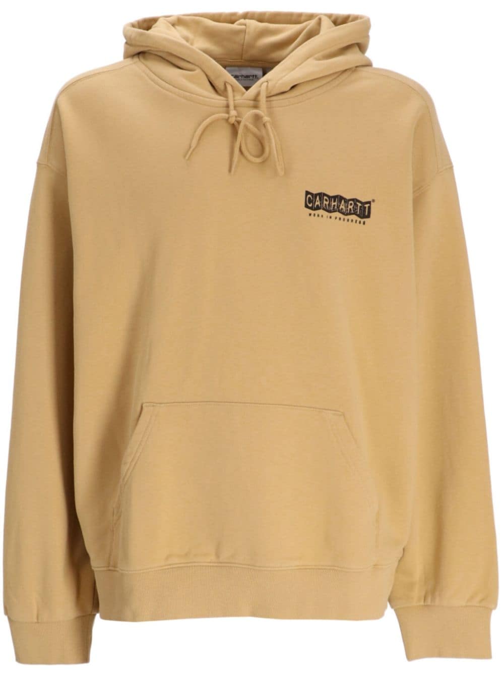 Shop Carhartt Hooded Stamp Sweater In Yellow