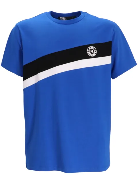 Karl Lagerfeld playera con logo estampado