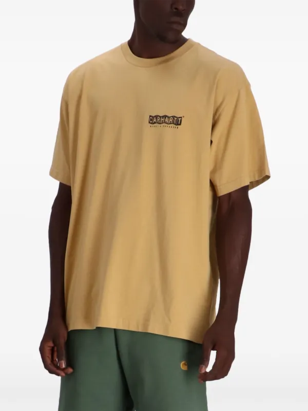 【Carhartt】 S/S STAMP T-SHIRT Carhartt WIP S/S Stamp T-shirt | Yellow | FARFETCH