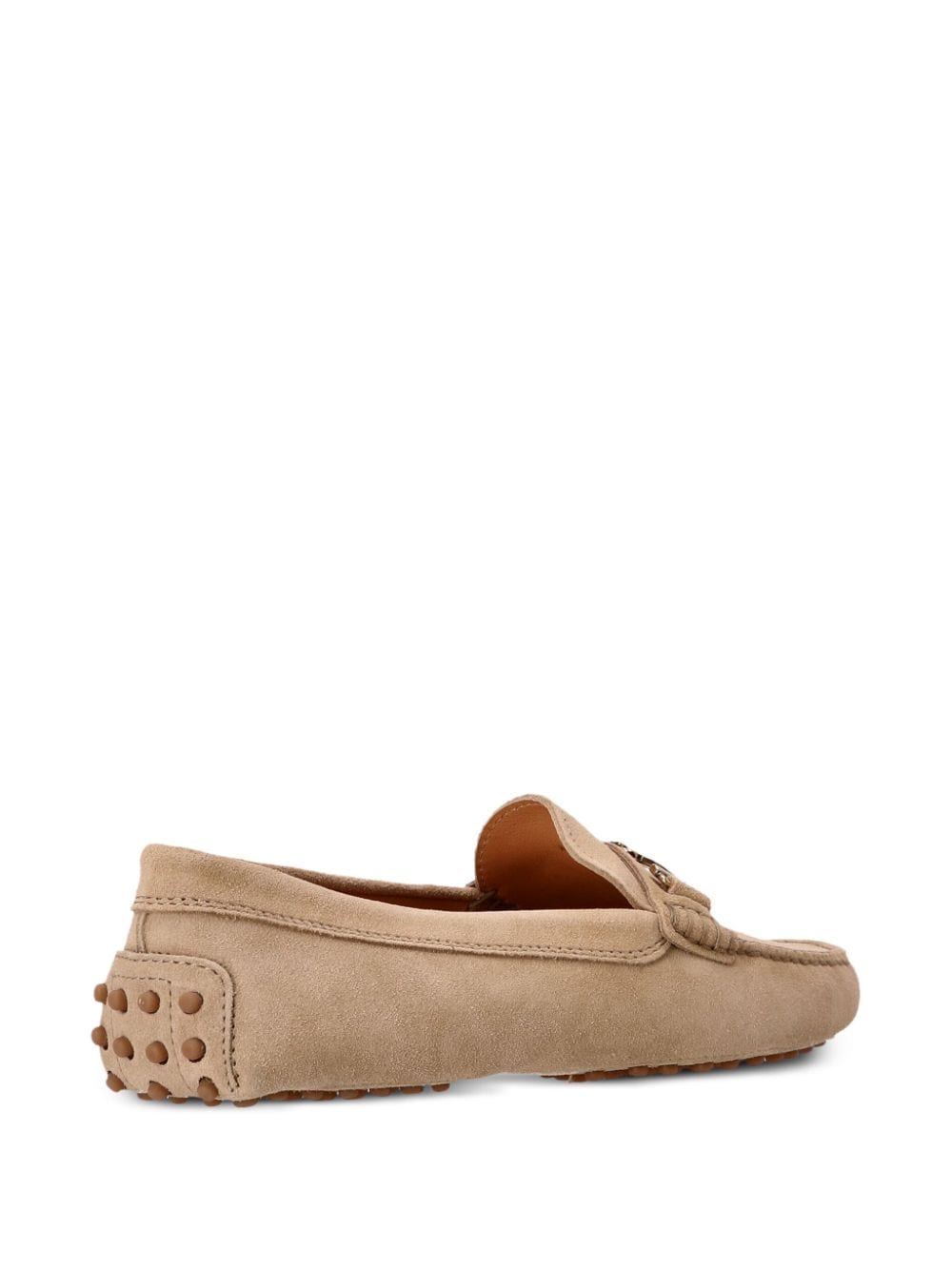 Shop Tod's Gommino Loafers In Neutrals