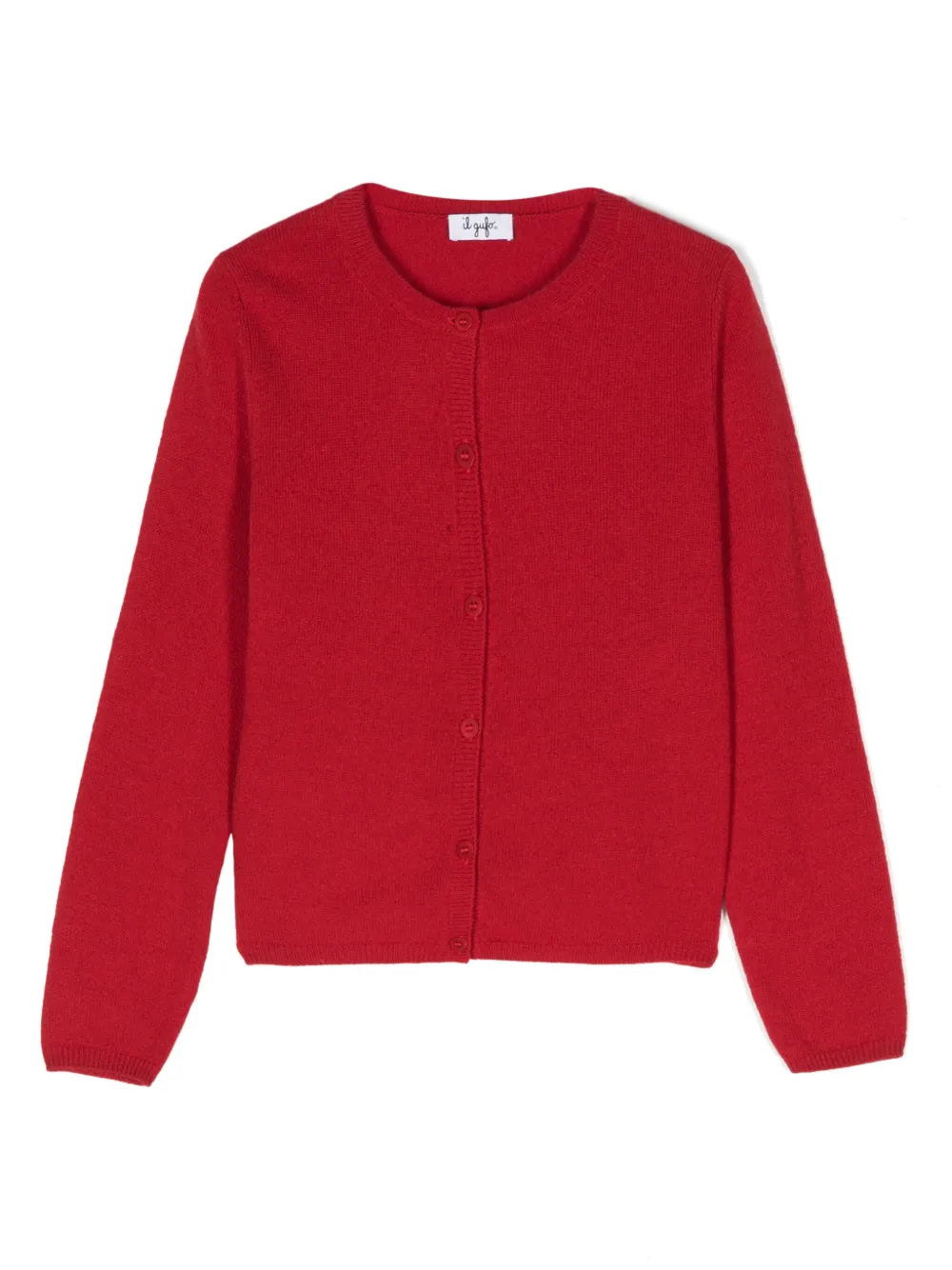 Il Gufo Wollen vest Rood