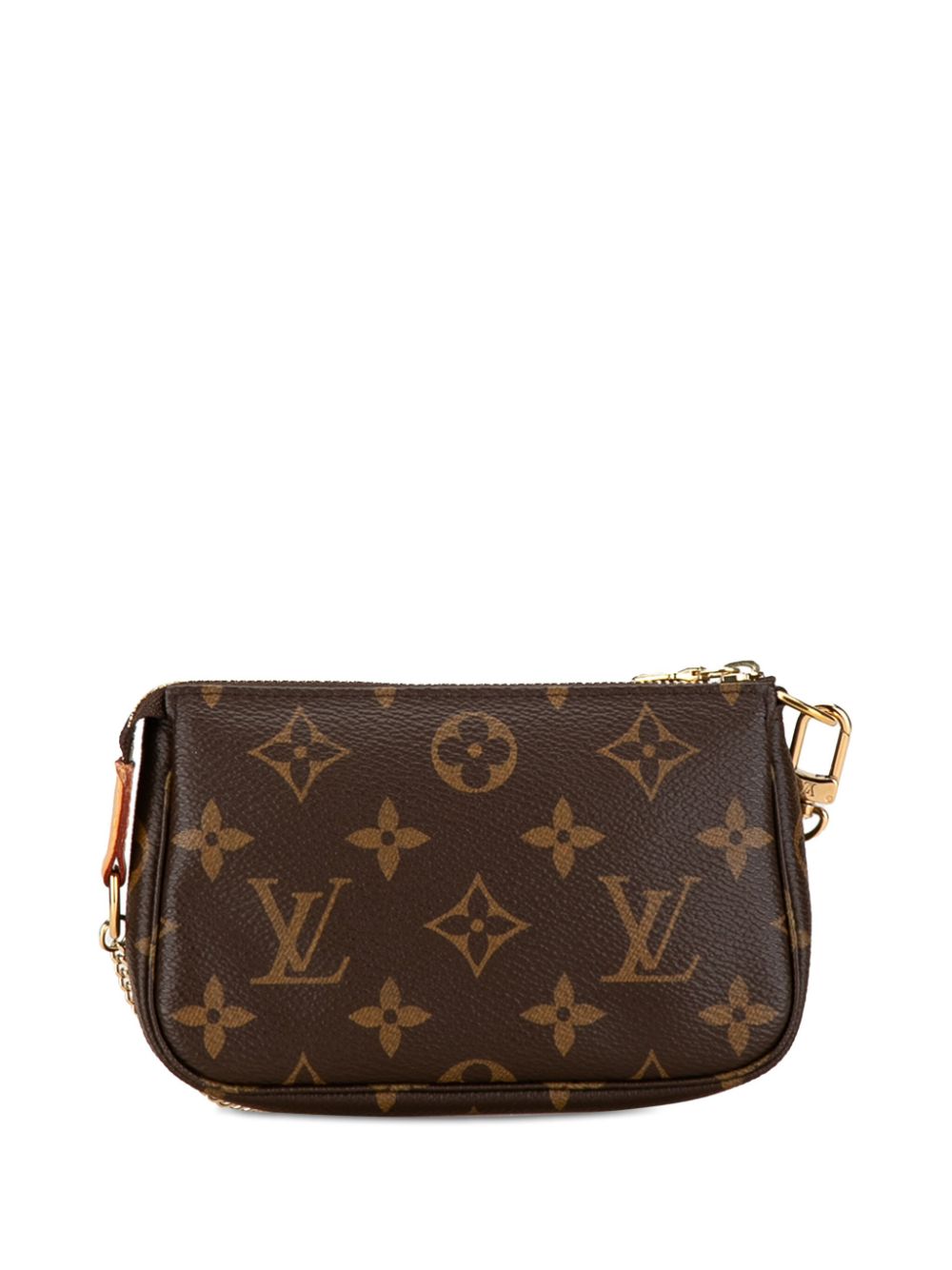 Louis Vuitton Pre-Owned 2022 Monogram Mini Pochette Accessoires handbag - Bruin