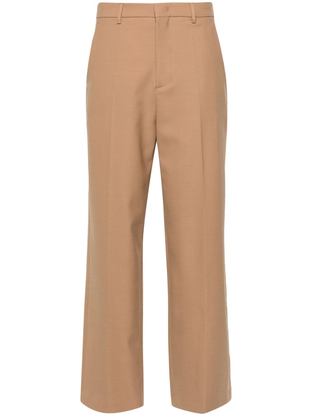 Shop Blumarine Straight-leg Trousers In Neutrals