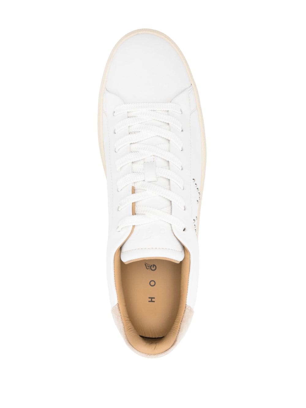 Shop Hogan H672 Sneakers In White